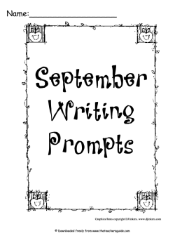 September Writing Prompts