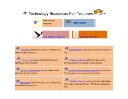 Technology Resources For Teachers