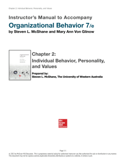 Organizational-Behavior-7th-Edition-McShane-Solution