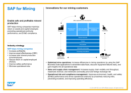 SAP for Mining