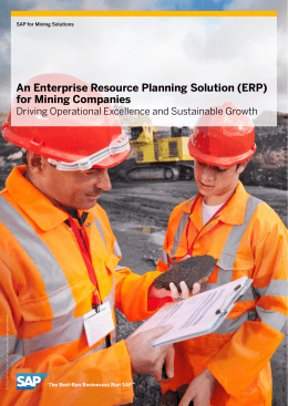 (ERP) for Mining Companies