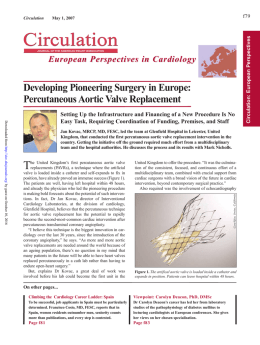 Developing Pioneering Surgery in Europe