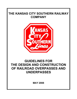 guidelines for the design and construction of railroad overpasses