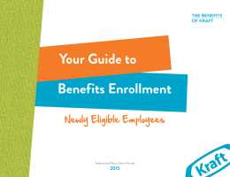 Your Guide to Benefits Enrollment
