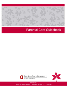 Parental Leave Guidebook - Human Resources at Ohio State
