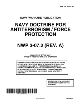 NWP 3-07.2 Rev A -- Navy Doctrine for