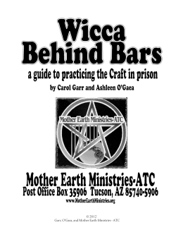 Wicca Behind Bars - Mother Earth Ministries
