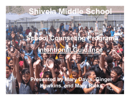 Shivela Middle School - California Association of School Counselors