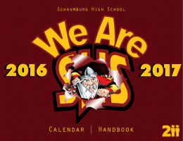 SHS Calendar Handbook pdf - Township High School District 211