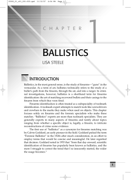 Ballistics - American Bar Association
