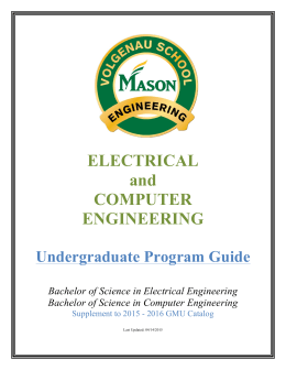 ELECTRICAL and COMPUTER ENGINEERING