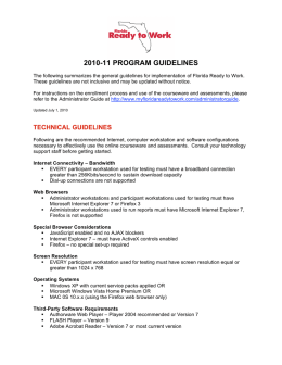 2010-11 program guidelines - Proctor Login