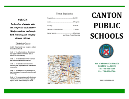 canton public schools - Massachusetts Partnership for Diversity in