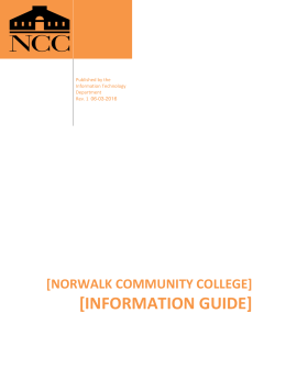 Information Guide - Norwalk Community College