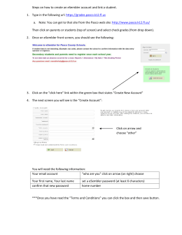 Create a Parent eSembler Account and Link to a Student