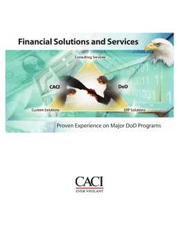 Financial Solutions and Services