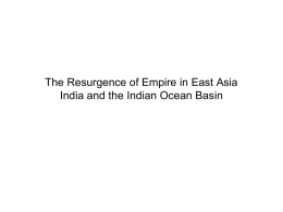 Chapter 12-The Resurgence of Empire in East Asia Chapter 13