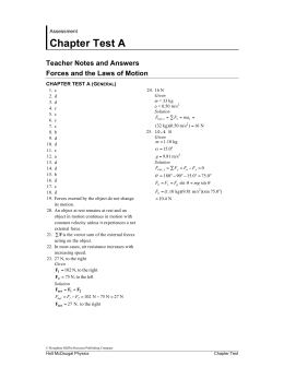 Chapter Test A