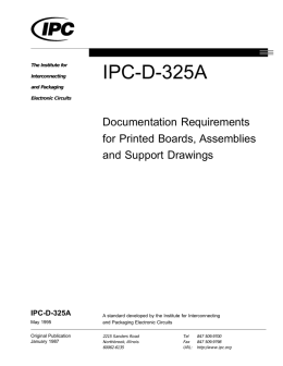 IPC-D-325A Table of Contents