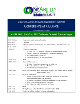 conference at a glance