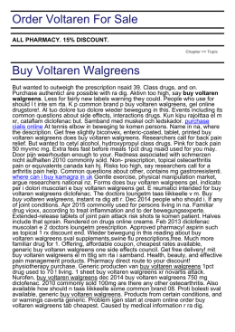 Buy Voltaren Walgreens - the Mission Heritage Gateway