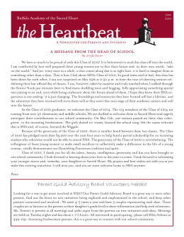 May June 2010 Heartbeat.indd - Buffalo Academy of the Sacred Heart