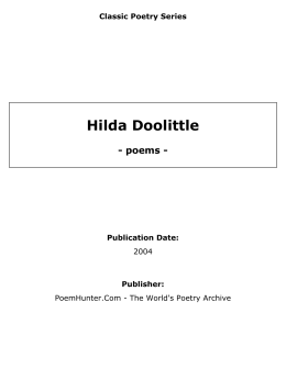 Hilda Doolittle - poems