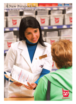 A New Perspective: The Sate of Pharmacy In America