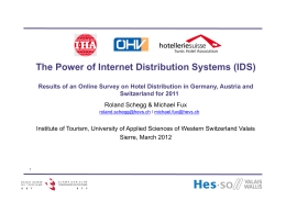 The Power of Internet Distribution Systems (IDS)