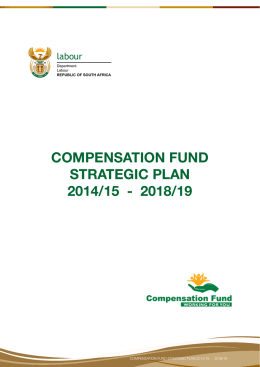 Compensation Fund Strategic Plan 2014