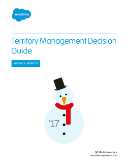 Territory Management Decision Guide