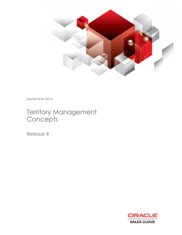 Territory Management Concepts