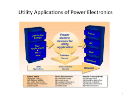 Utility Applications of Power Electronics