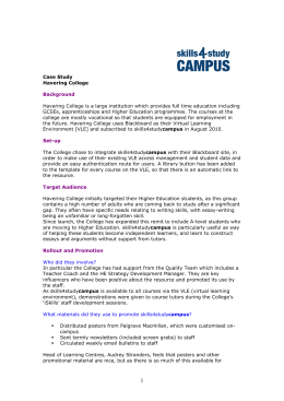 Case Study Havering College Background Havering College is a