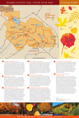 Fall Color Map and Routes