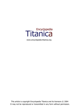 Titanic`s Hidden Deck - Encyclopedia Titanica