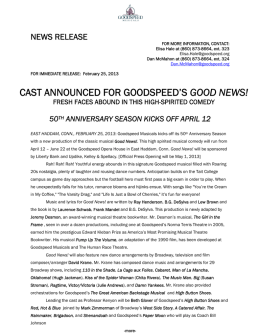 cast announced for goodspeed`s good news!