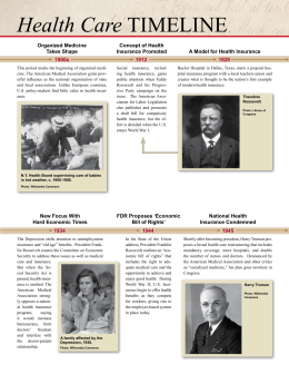 Health Care TIMELINE - Annenberg Classroom