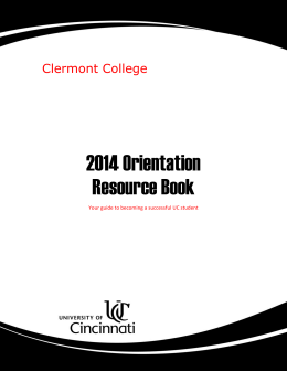 2014 Orientation Resource Book