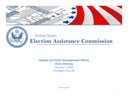 Election Assistance Commission
