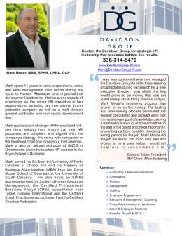 Read Bio - Davidson Group
