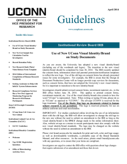 Guidelines - University of Connecticut