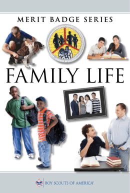 Family Life - Boy Scouts of America