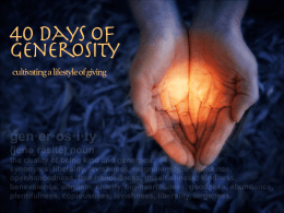 40 Days of Generosity 4.key