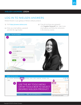 LOG IN TO NIELSEN ANSWERS