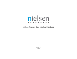 Nielsen Answers User Interface Standards