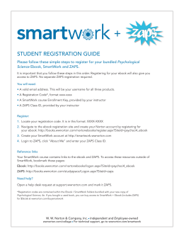 SmartWork + ZAPS Student Registration Guide.