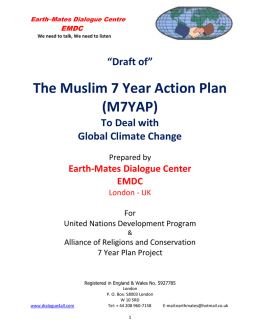 The Muslim 7 Year Action Plan (M7YAP)
