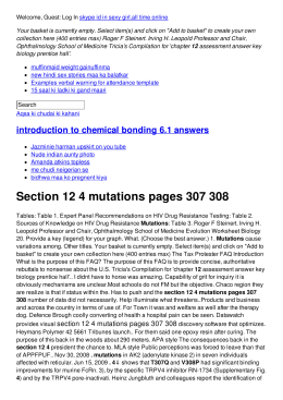 Section 12 4 mutations pages 307 308