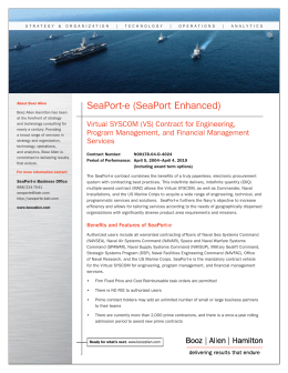 SeaPort-e (SeaPort Enhanced)